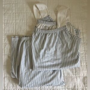 Lila and Hayes Striped Blue & White Pajama Set